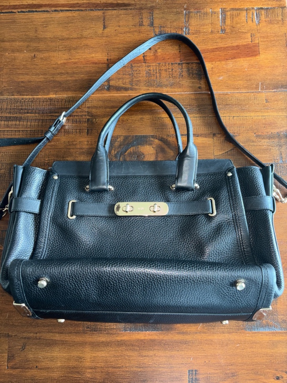 Coach Pebble Leather Satchel